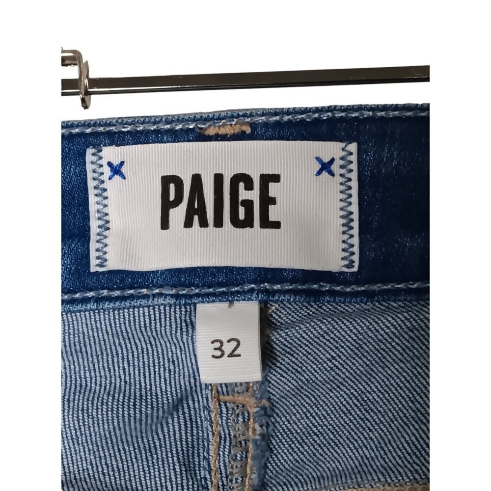 Paige Jeans Hoxton Ankle Size 32 Skinny Blue Denim - Picture 9 of 11